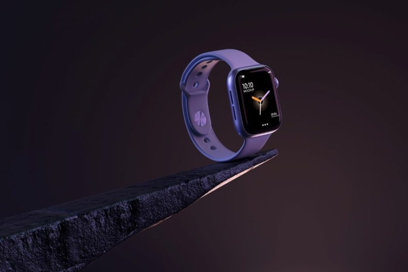 smartwatch y un Apple Watch